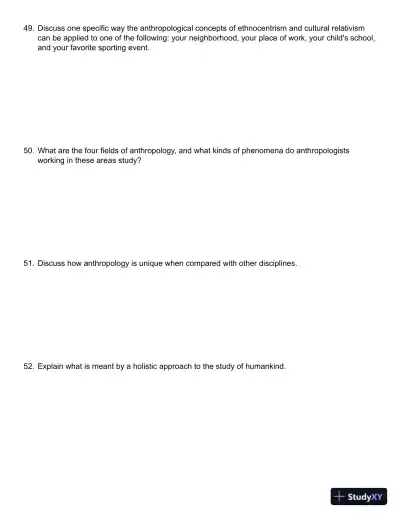 Introducing Cultural Anthropology 5th Edition Test Bank - Page 12 preview image