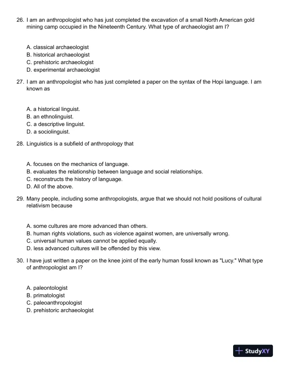 Introducing Cultural Anthropology 5th Edition Test Bank, page 7