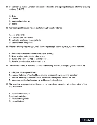 Introducing Cultural Anthropology 5th Edition Test Bank - Page 8 preview image