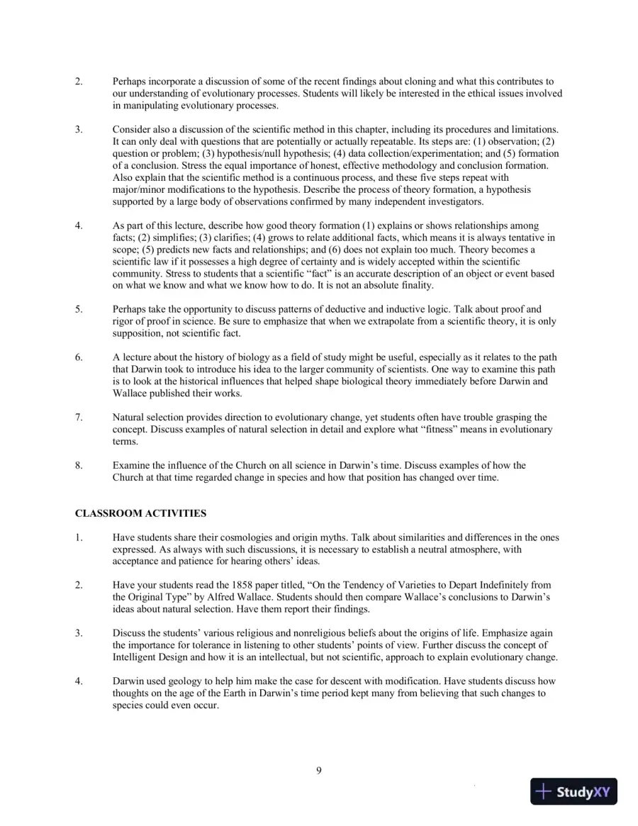 Class Notes for Exploring Biological Anthropology: The Essentials, 4th Edition, page 12