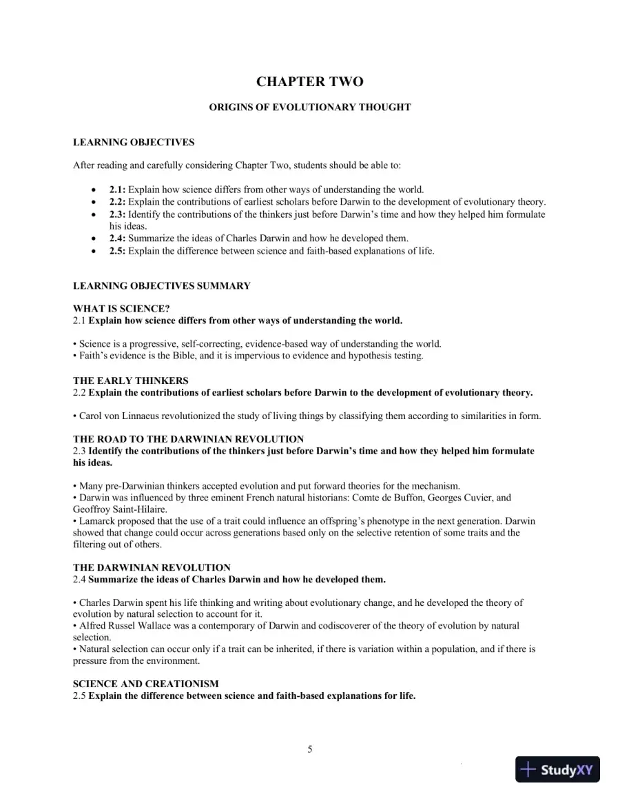 Class Notes for Exploring Biological Anthropology: The Essentials, 4th Edition, page 8