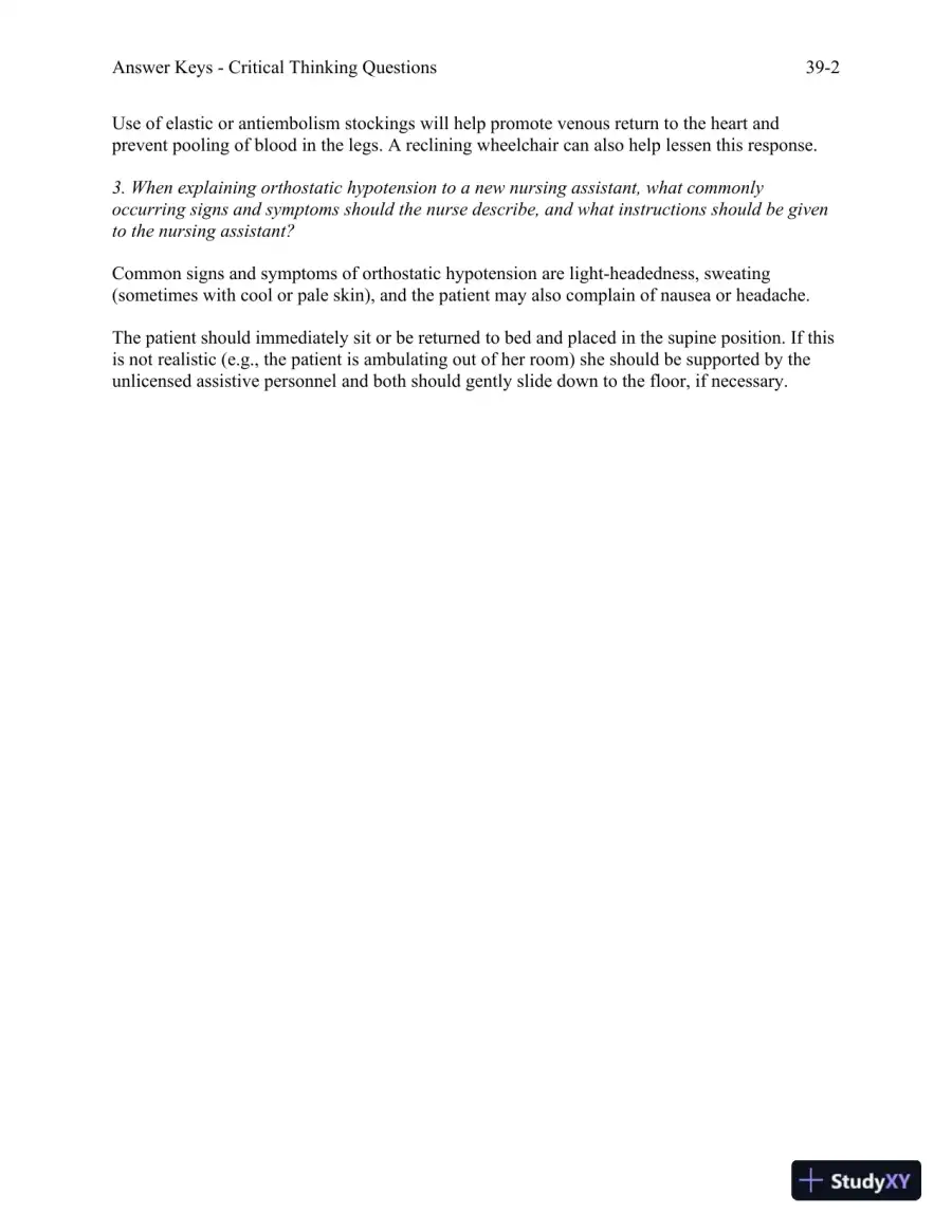 Solution Manual For Foundations and Adult Health Nursing, 8th Edition, page 24