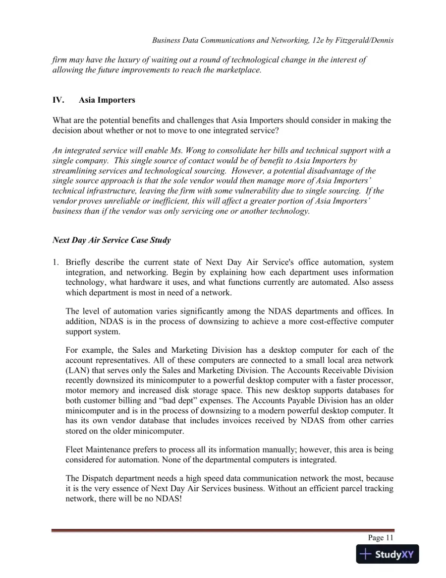 Business Data Communications and Networking, 12th Edition Solution Manual, page 13