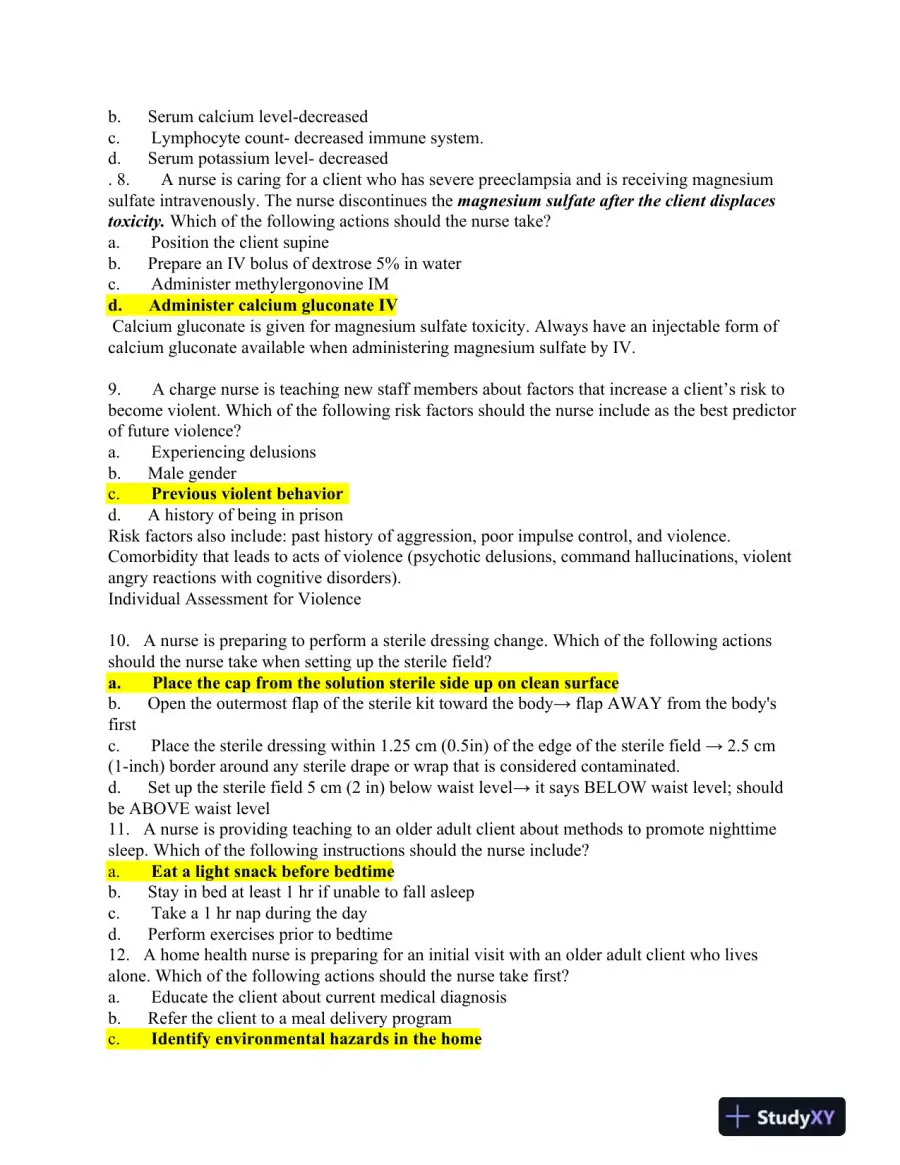 BIOL 1406 Biology Exam Version 1 With Answers (9 Solved Questions), page 3