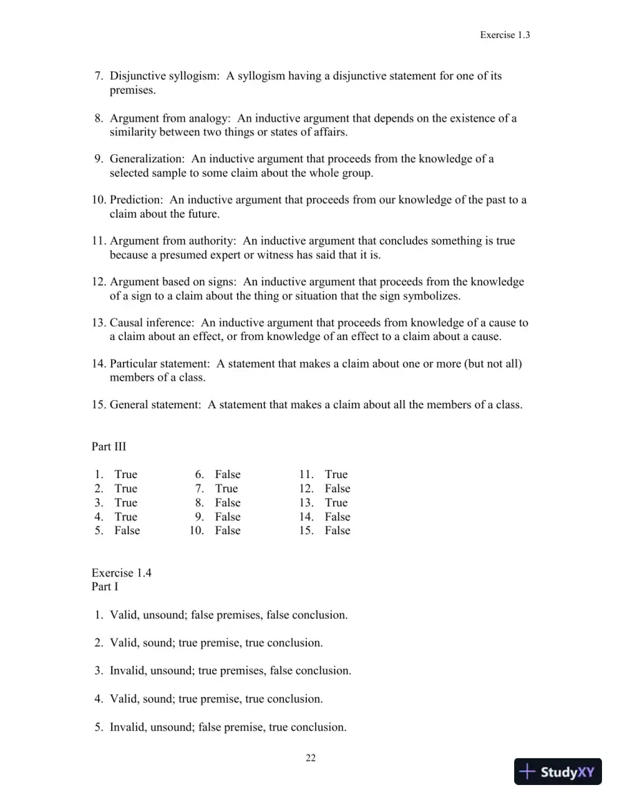 A Concise Introduction to Logic, 11th Edition Solution Manual, page 13