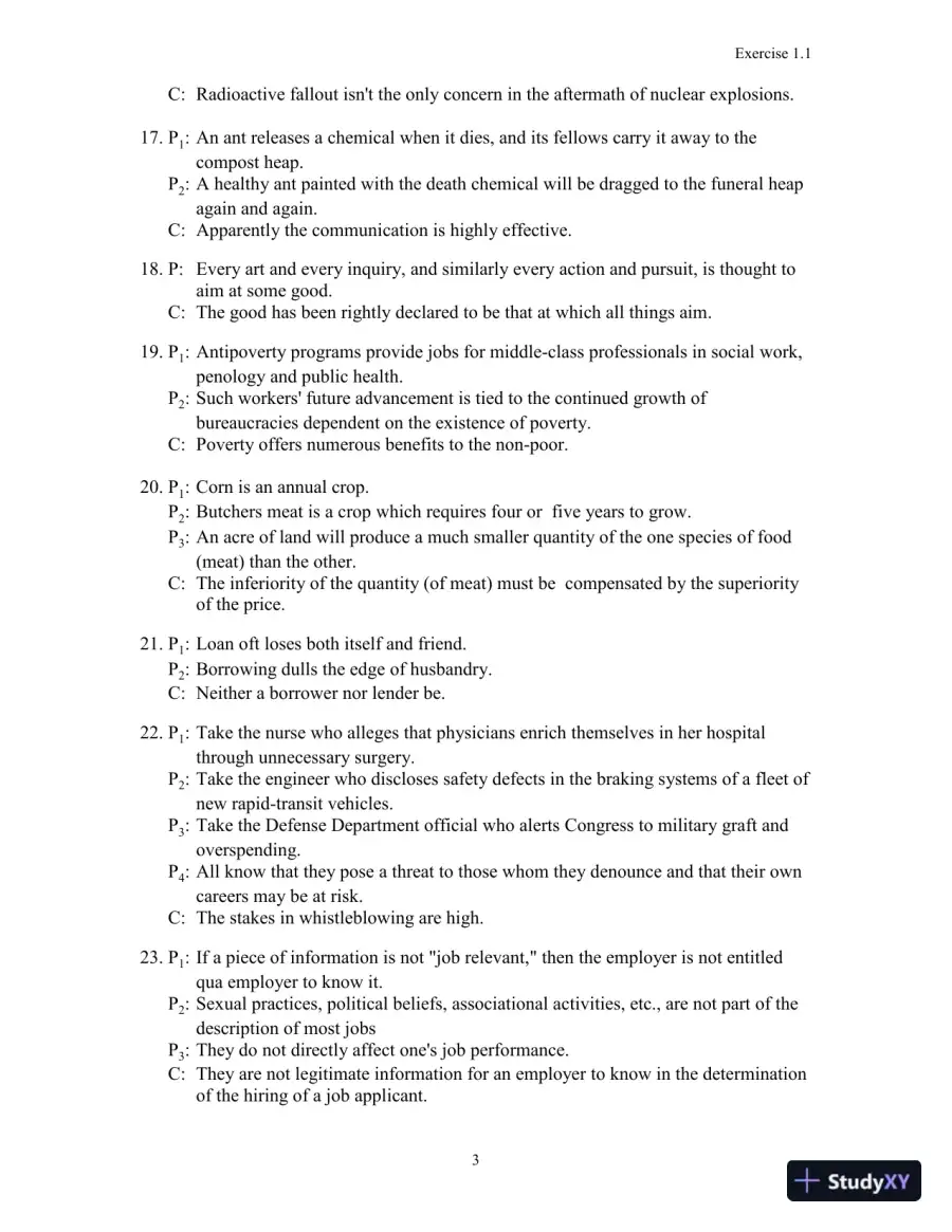 A Concise Introduction to Logic, 11th Edition Solution Manual, page 4