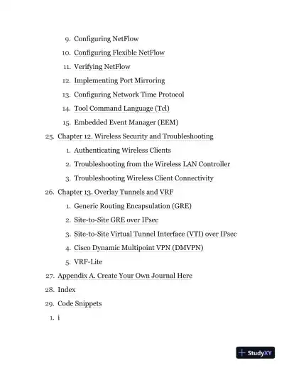 CCNP and CCIE Enterprise Core and CCNP Advanced Routing Portable Command Guide: All ENCOR (350-401) and ENARSI (300-410) (2020) - Page 12 preview image