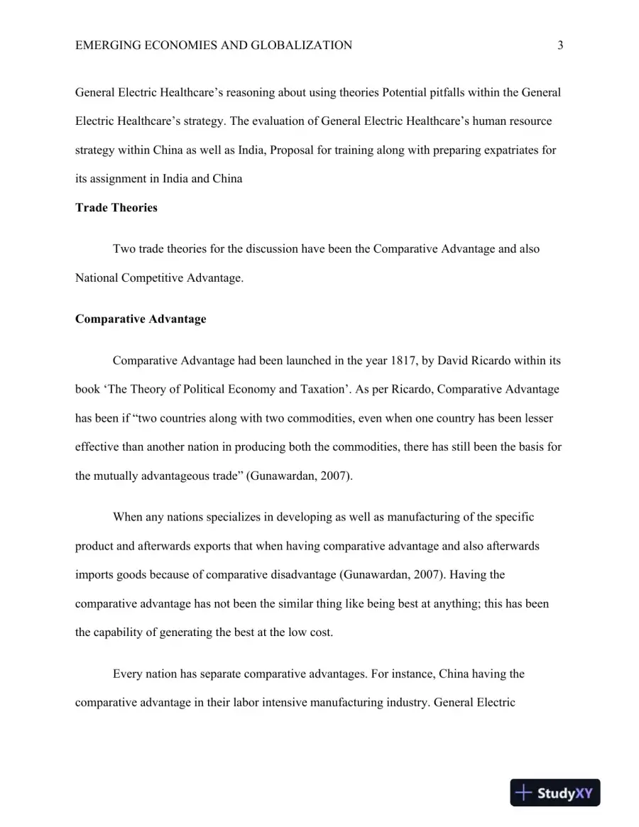 Emerging Economies and Globalization, page 4