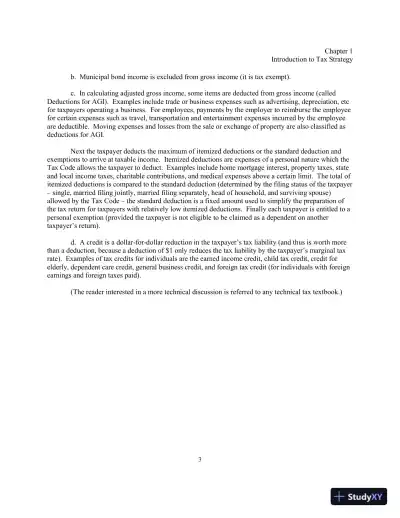 Solution Manual for Taxes and Business Strategy, 5th Edition - Page 6 preview image