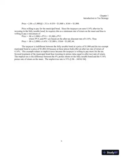 Solution Manual for Taxes and Business Strategy, 5th Edition - Page 9 preview image