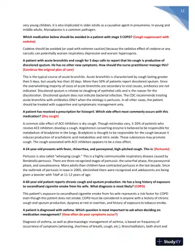 NR511 Nursing Diagnosis Midterm Exam With Answers (401 Solved Questions) - Page 13 preview image