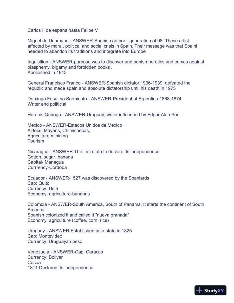 CSET Spanish Subtest V Practice Exam with Answers (79 Solved Questions), page 3
