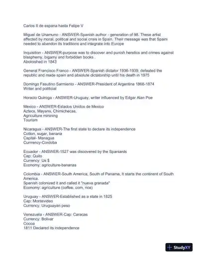 CSET Spanish Subtest V Practice Exam with Answers (79 Solved Questions) - Page 3 preview image