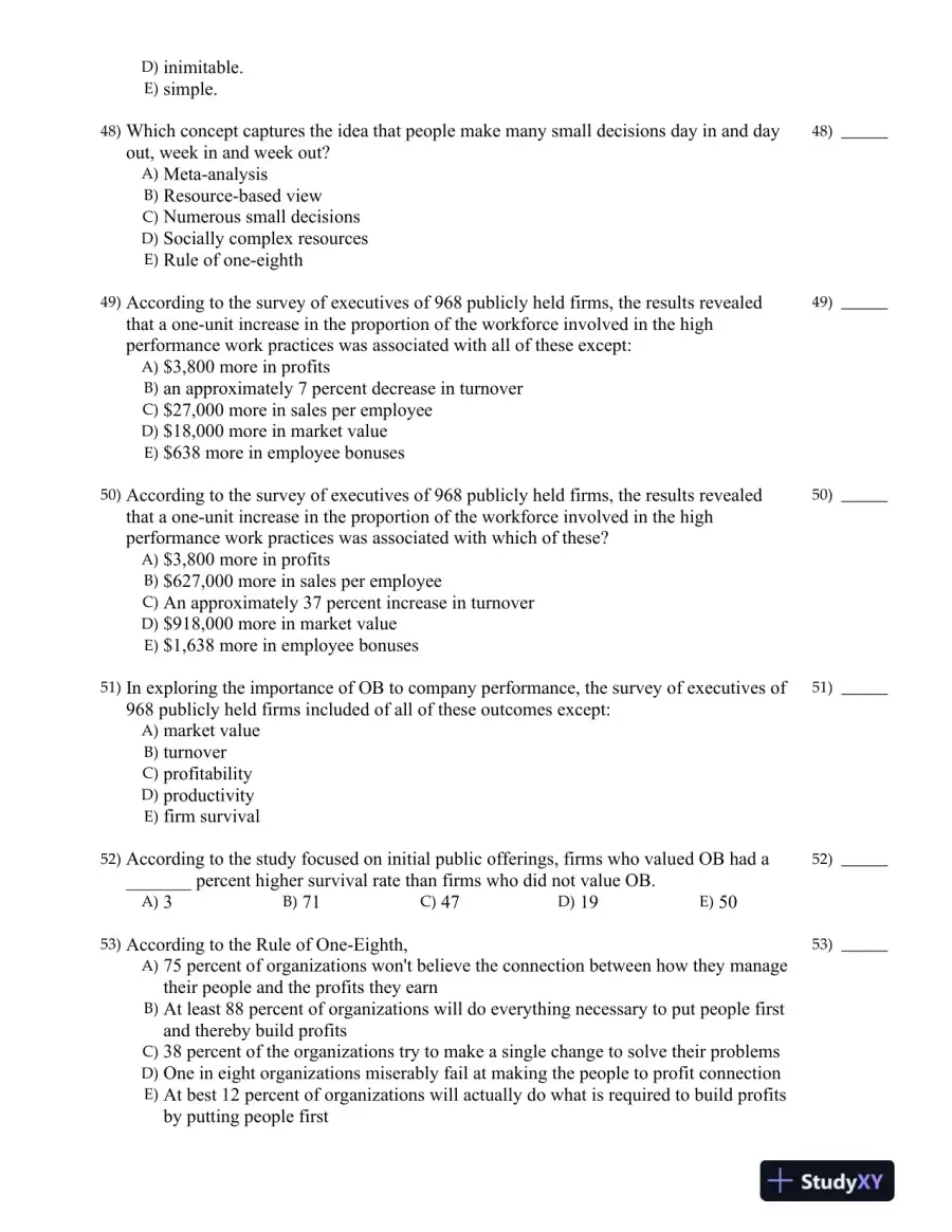 Organizational Behavior: Improving Performance and Commitment in the Workplace 3rd Canadian Edition Test Bank, page 11