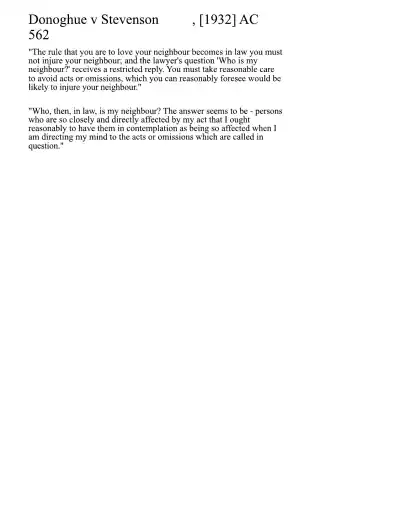 Introduction to Torts and Negligence - Page 18 preview image