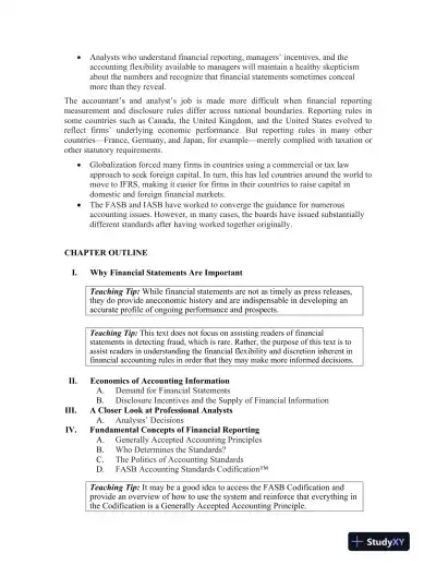 Financial Reporting And Analysis, 7th Edition Class Notes - Page 3 preview image