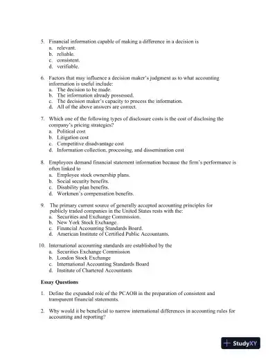 Financial Reporting And Analysis, 7th Edition Class Notes - Page 5 preview image