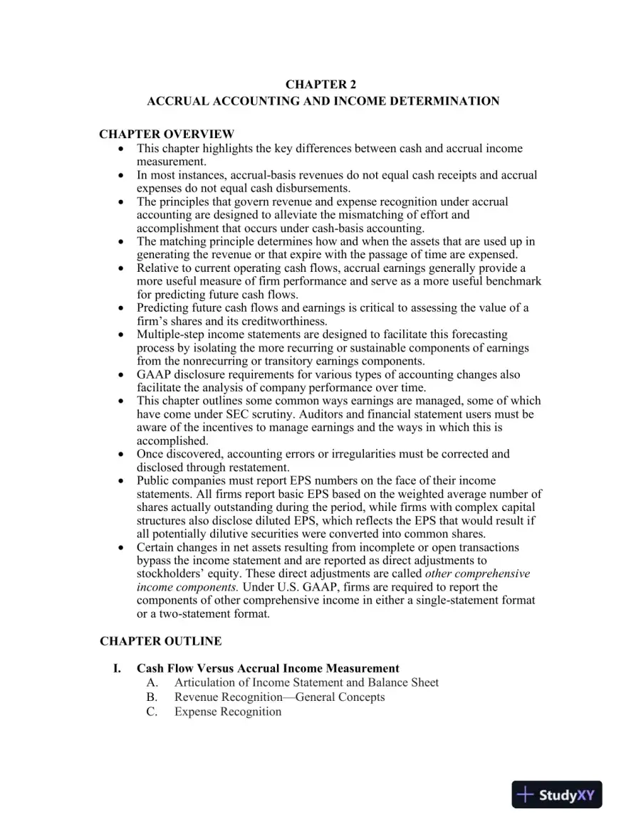 Financial Reporting And Analysis, 7th Edition Class Notes, page 7