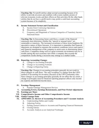 Financial Reporting And Analysis, 7th Edition Class Notes - Page 8 preview image