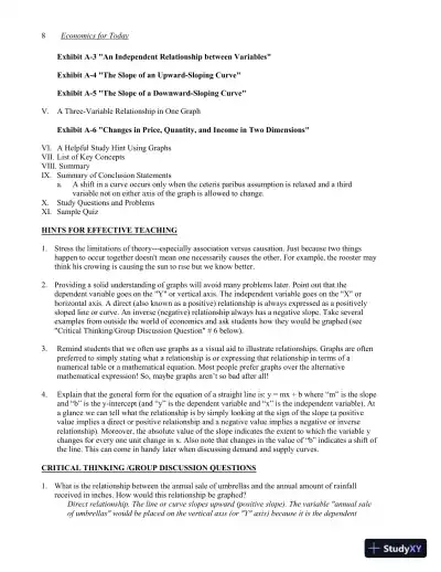 Economics for Today, 8th Edition Solution Manual - Page 9 preview image