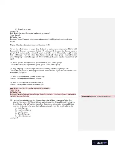 Scientific American Biology for a Changing World Second Edition Test Bank - Page 10 preview image