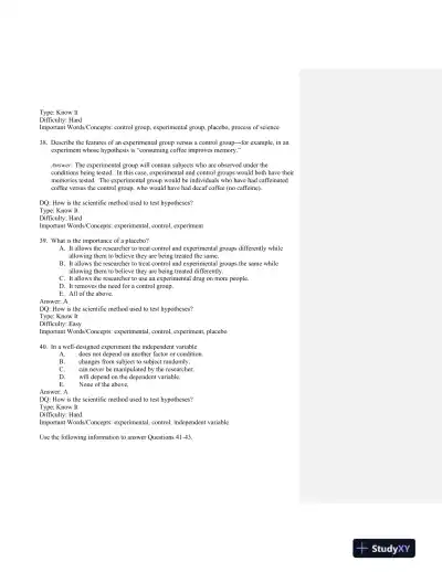 Scientific American Biology for a Changing World Second Edition Test Bank - Page 12 preview image