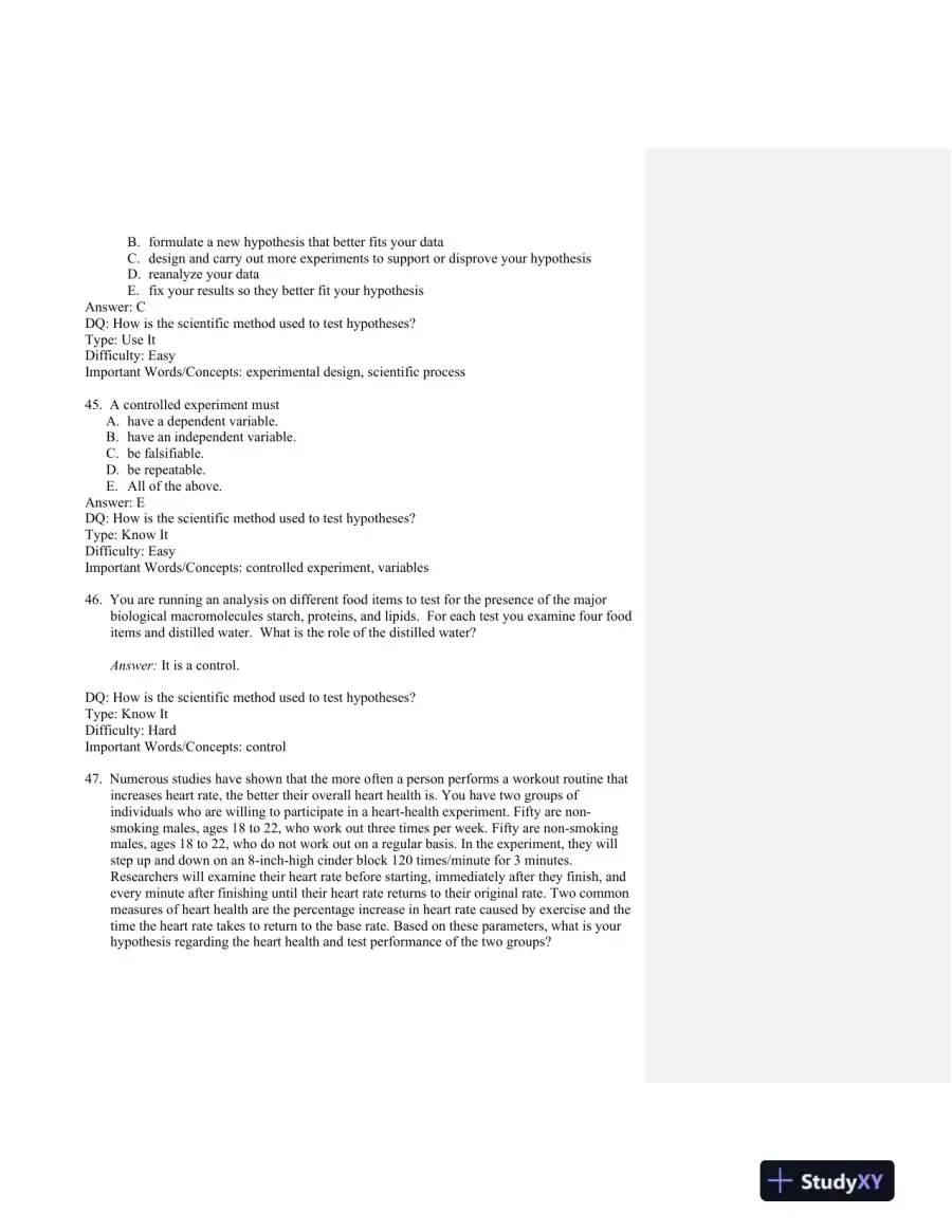 Scientific American Biology for a Changing World Second Edition Test Bank, page 14