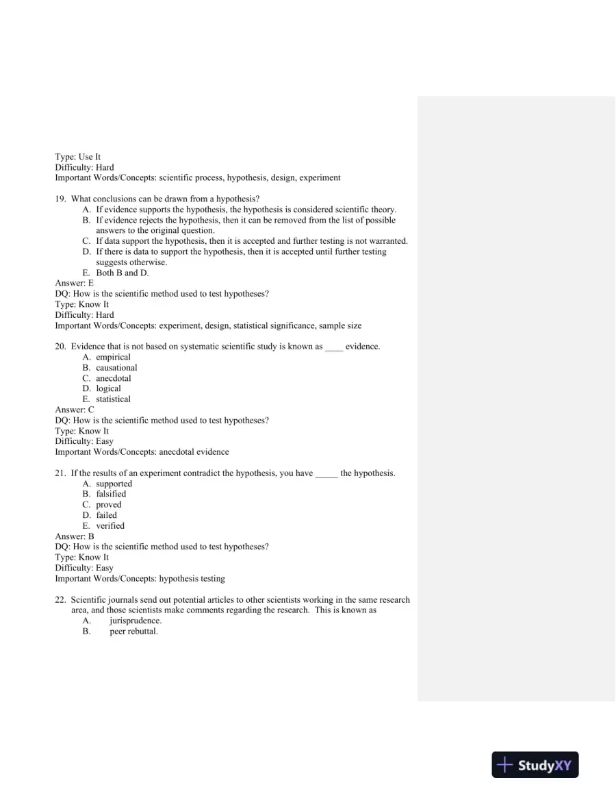 Scientific American Biology for a Changing World Second Edition Test Bank, page 7
