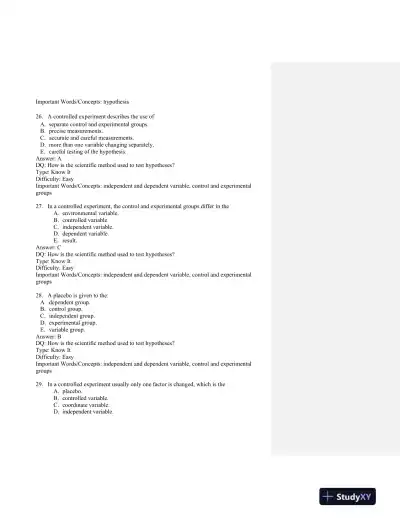 Scientific American Biology for a Changing World Second Edition Test Bank - Page 9 preview image