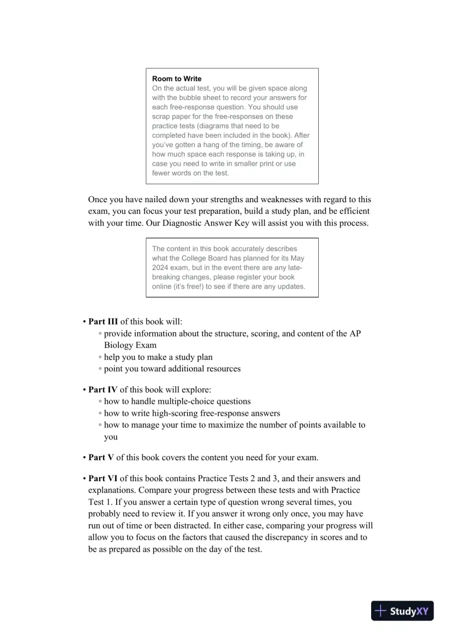 Princeton Review AP Biology Prep: 3 Practice Tests + Complete Content Review + Strategies and Techniques (2024) (2023), page 16