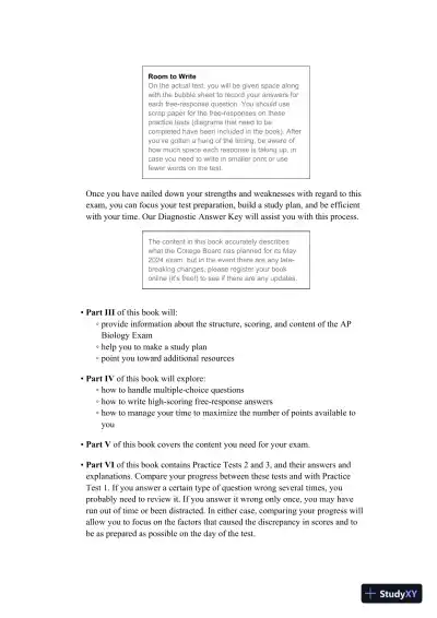 Princeton Review AP Biology Prep: 3 Practice Tests + Complete Content Review + Strategies and Techniques (2024) (2023) - Page 16 preview image