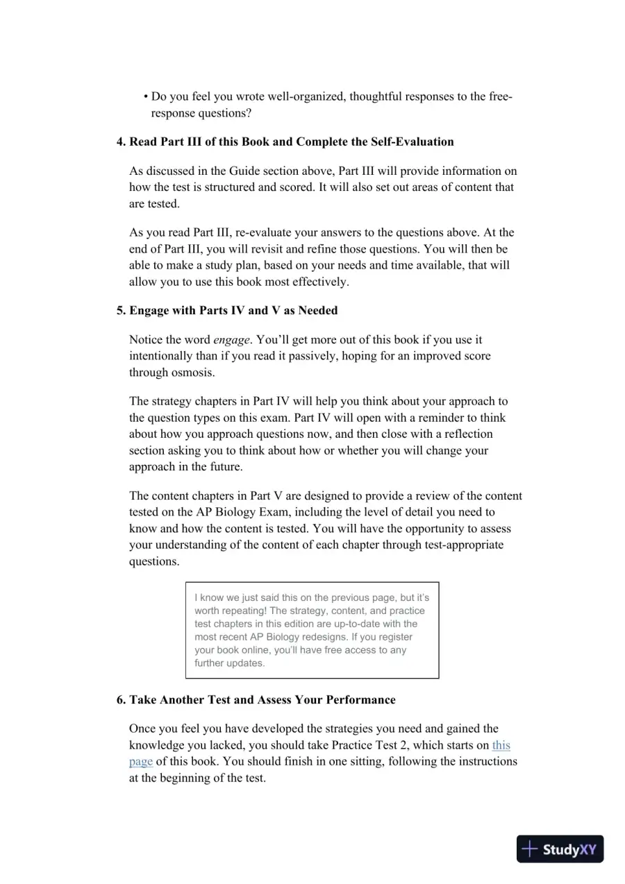 Princeton Review AP Biology Prep: 3 Practice Tests + Complete Content Review + Strategies and Techniques (2024) (2023), page 18