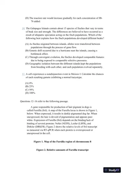 Princeton Review AP Biology Prep: 3 Practice Tests + Complete Content Review + Strategies and Techniques (2024) (2023) - Page 27 preview image