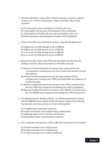Princeton Review AP Biology Prep: 3 Practice Tests + Complete Content Review + Strategies and Techniques (2024) (2023) - Page 28 preview image