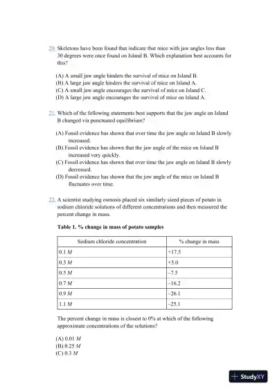 Princeton Review AP Biology Prep: 3 Practice Tests + Complete Content Review + Strategies and Techniques (2024) (2023) - Page 30 preview image