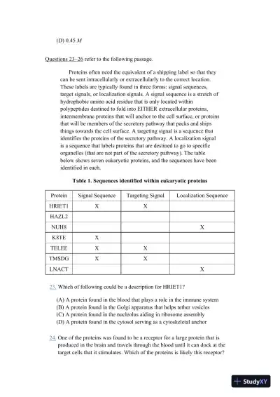 Princeton Review AP Biology Prep: 3 Practice Tests + Complete Content Review + Strategies and Techniques (2024) (2023) - Page 31 preview image