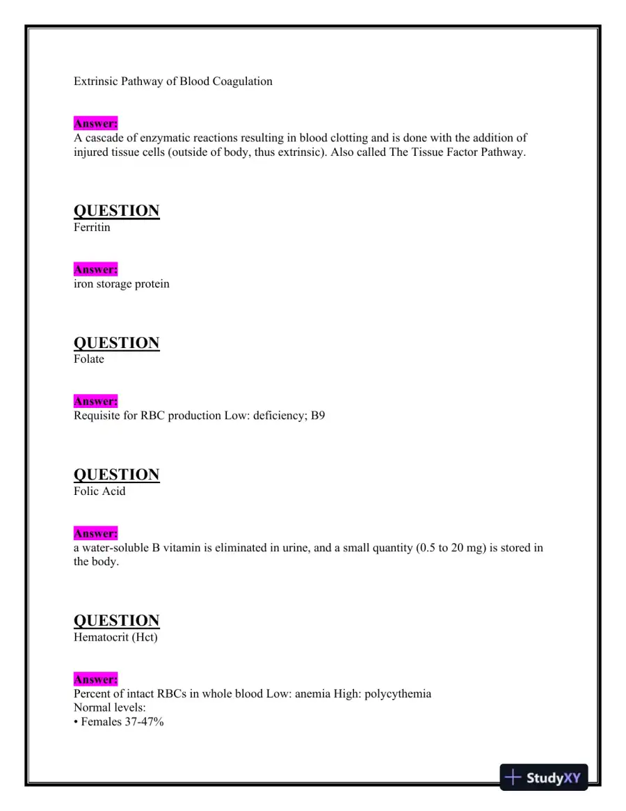 2023-2024 MSN570 Pathophysiology Final Exam With Answers (113 Solved Questions), page 5