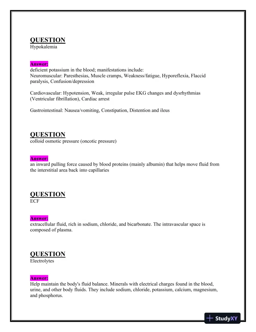 2023-2024 MSN570 Pathophysiology Final Exam With Answers (113 Solved Questions), page 8