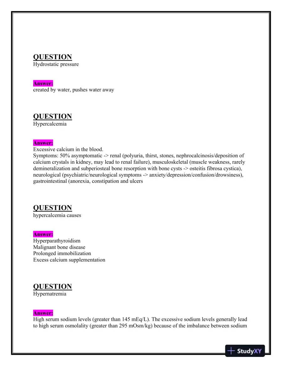 2023-2024 MSN570 Pathophysiology Final Exam With Answers (113 Solved Questions), page 9
