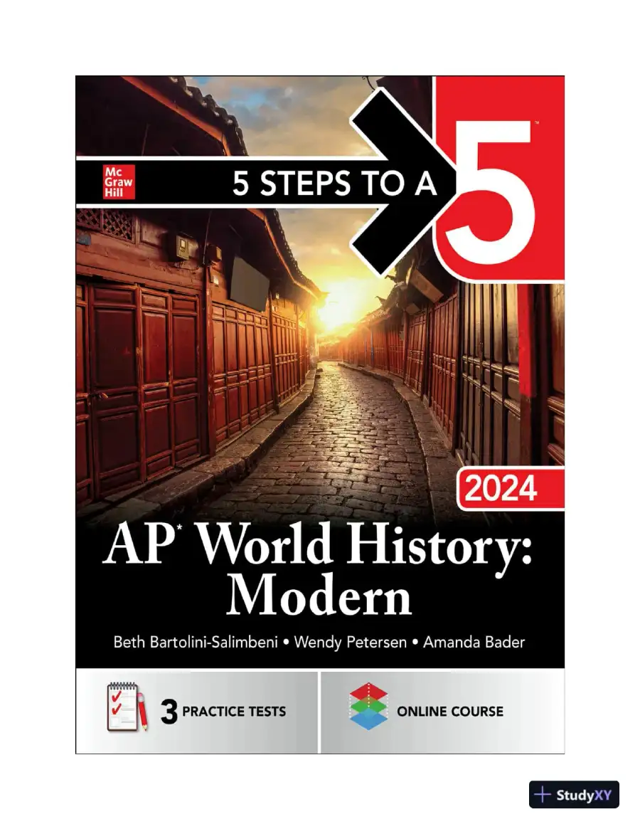 5 Steps to a 5: AP World History: Modern 2024 (2024), page 3