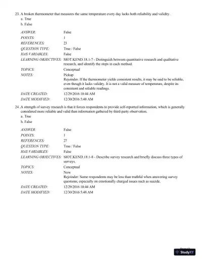 Test Bank For Sociology in Our Times, 11th Edition - Page 13 preview image