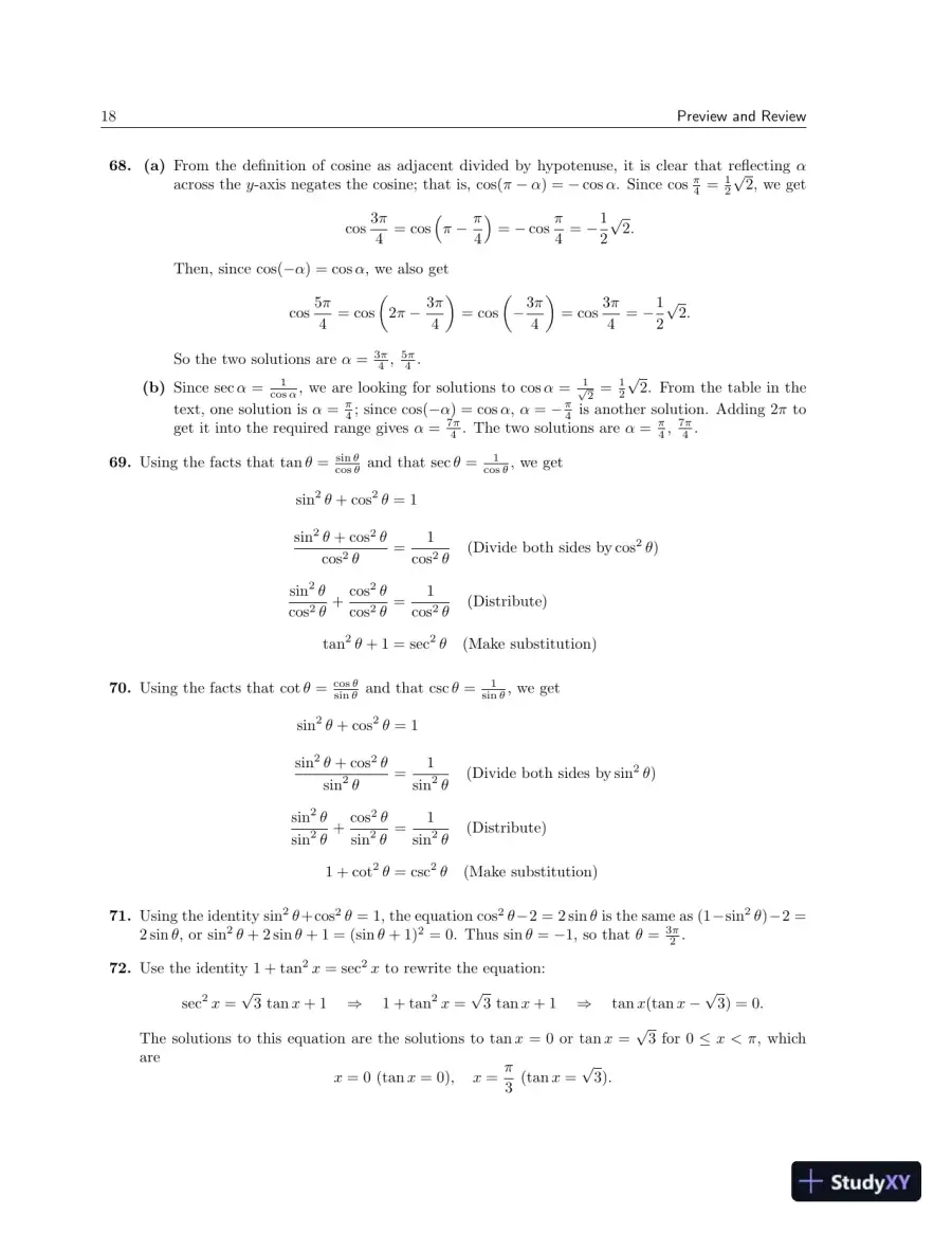 Test Bank for Calculus For Biology and Medicine , 4th Edition, page 19