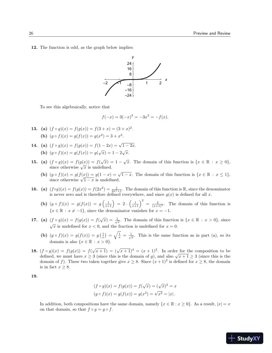 Test Bank for Calculus For Biology and Medicine , 4th Edition, page 27