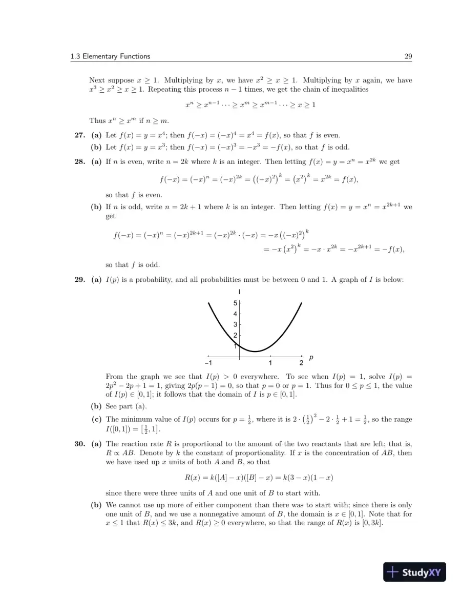 Test Bank for Calculus For Biology and Medicine , 4th Edition, page 30