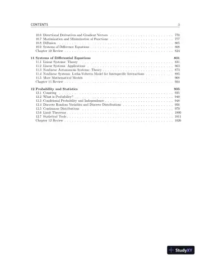 Test Bank for Calculus For Biology and Medicine , 4th Edition - Page 5 preview image