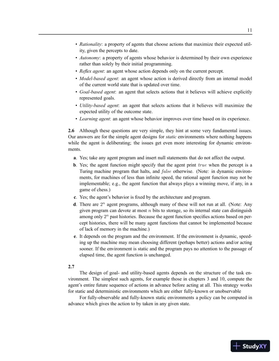 Solution Manual For Artificial Intelligence: A Modern Approach, 3rd Edition, page 13