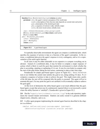 Solution Manual For Artificial Intelligence: A Modern Approach, 3rd Edition - Page 14 preview image