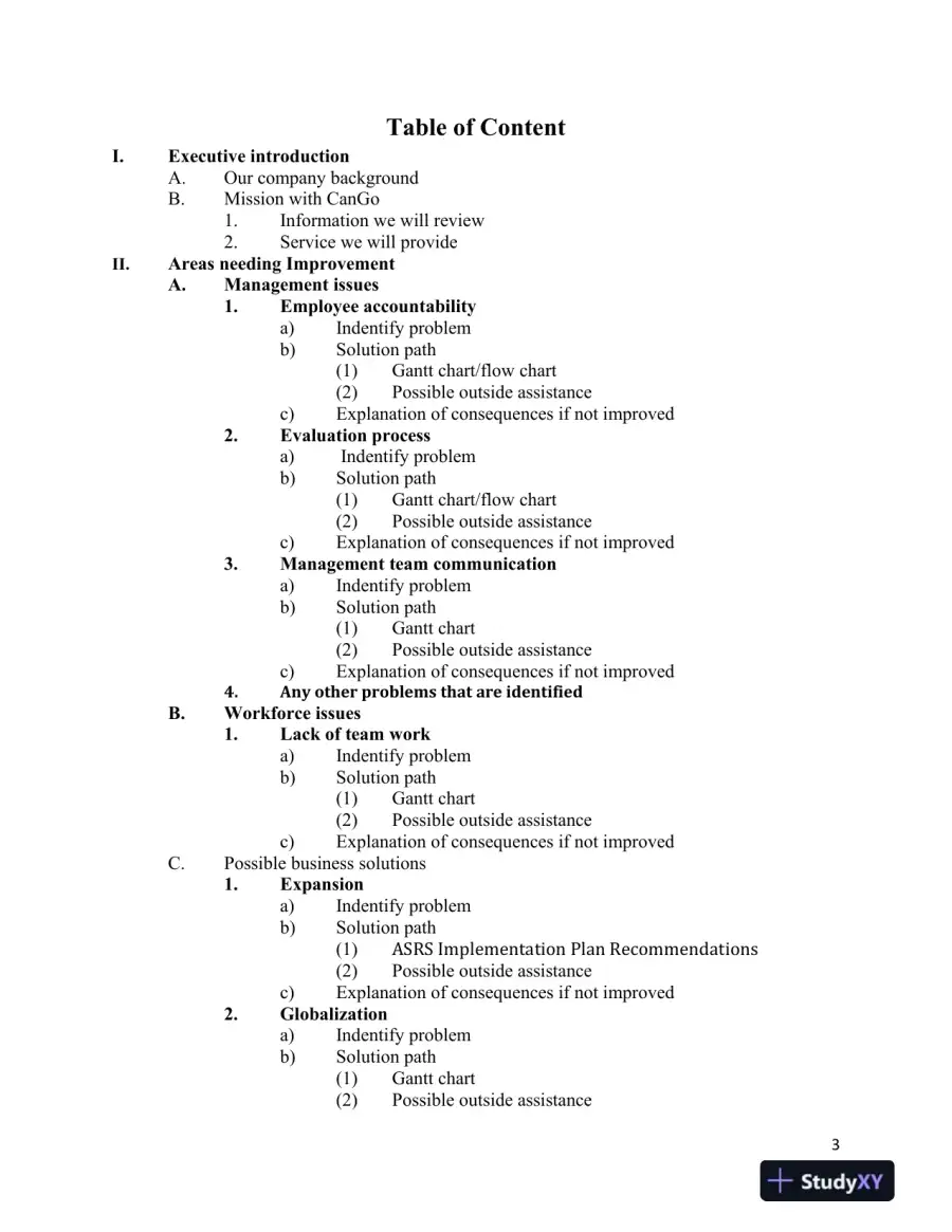 Week 8 BUSN460 Senior Project CanGo Analysis & Recommendations, page 4