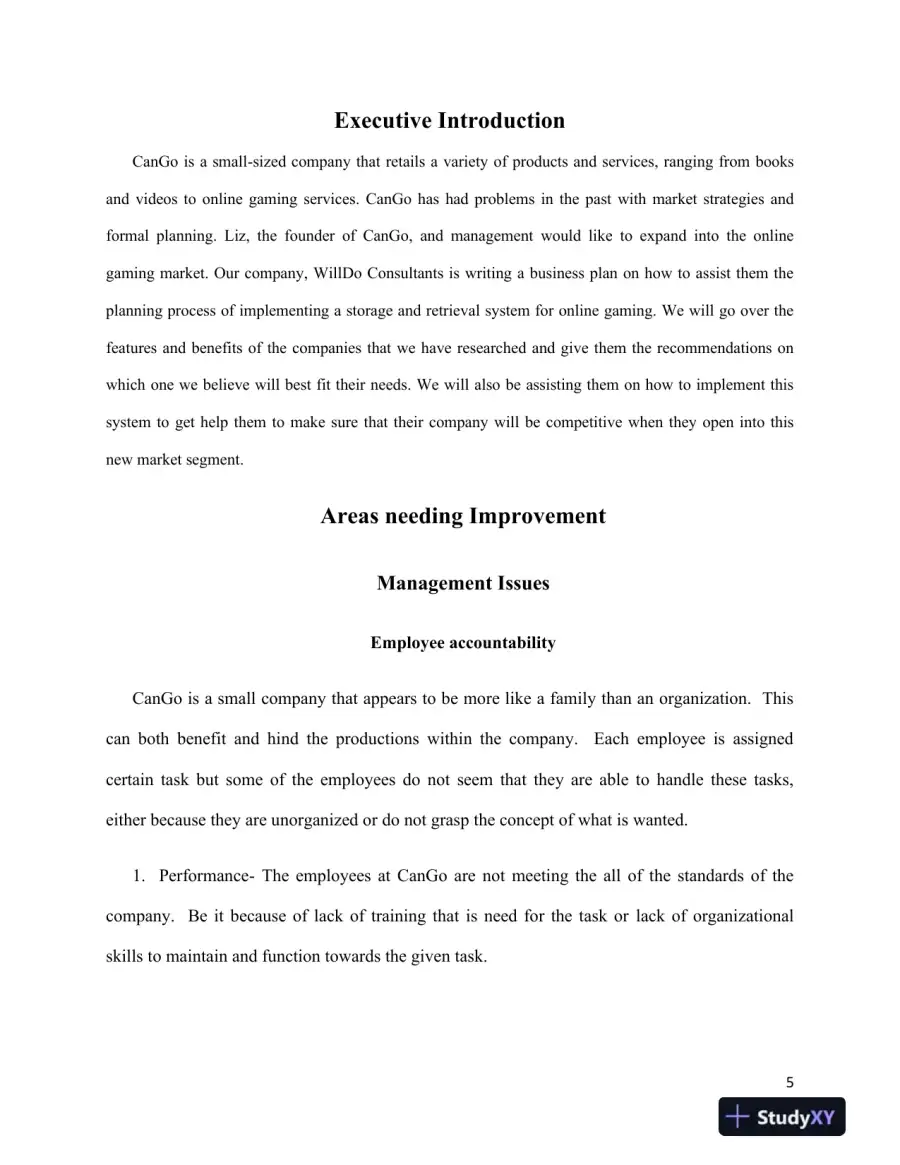 Week 8 BUSN460 Senior Project CanGo Analysis & Recommendations, page 6