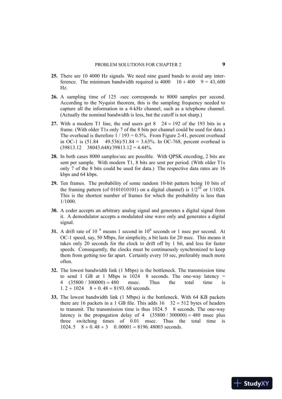 Solution Manual For Computer Networks, 5th Edition, page 11